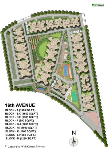  16th-avenue Images for Layout Plan of Gaursons 16th Avenue
