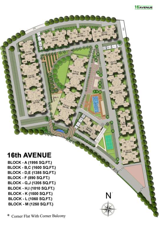 16th avenue Images for Layout Plan of Gaursons 16th Avenue
