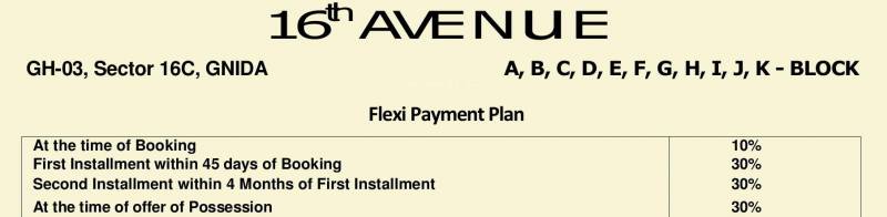 Images for Payment Plan of Gaursons 16th Avenue