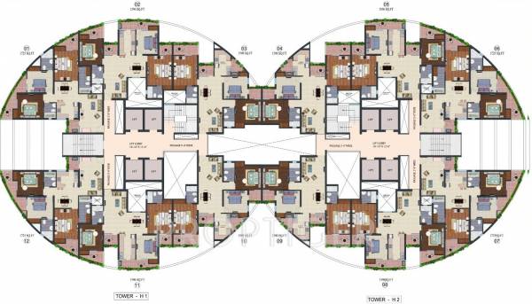 Images for Cluster Plan of Supertech Albaria Images for Cluster Plan of Supertech Albaria
