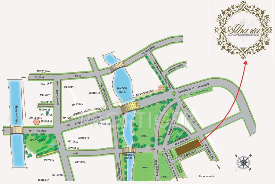 albaria Images for Location Plan of Supertech Albaria