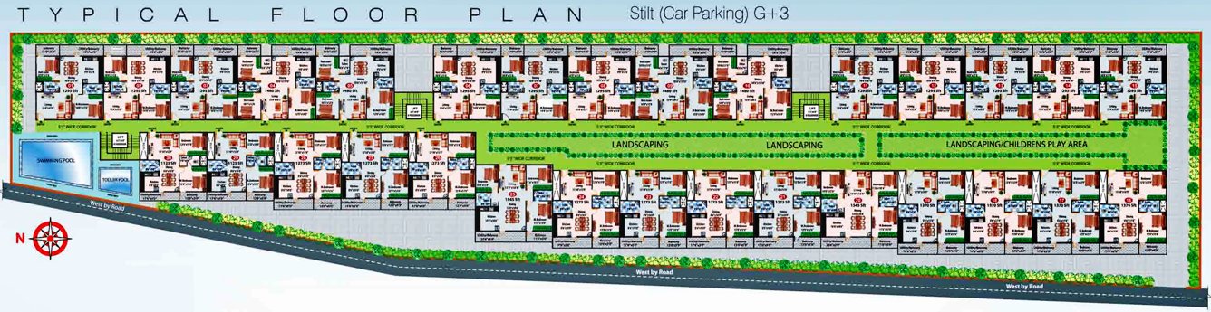 Images for Cluster Plan of Keystone Sri Sai Paradise