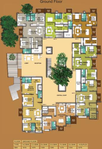  ananya Images for Cluster Plan of Arya Realtors Ananya