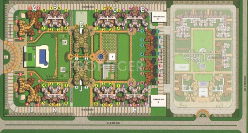  casa-royale-and-sanskriti Images for Site Plan of Earthcon Casa Royale