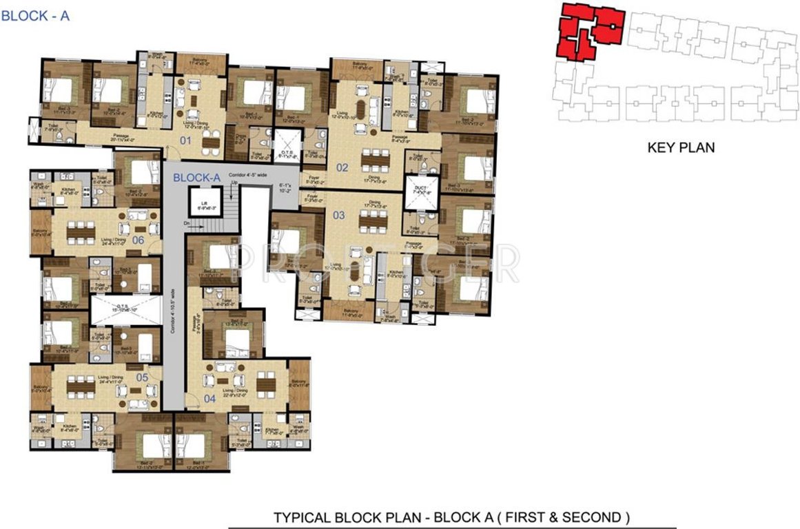 Images for Cluster Plan of Lancor The Central Park Lake Front