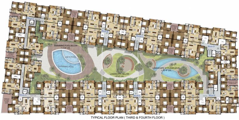 Images for Cluster Plan of Lancor The Central Park Lake Front
