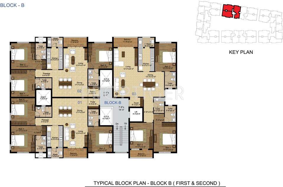 Images for Cluster Plan of Lancor The Central Park Lake Front