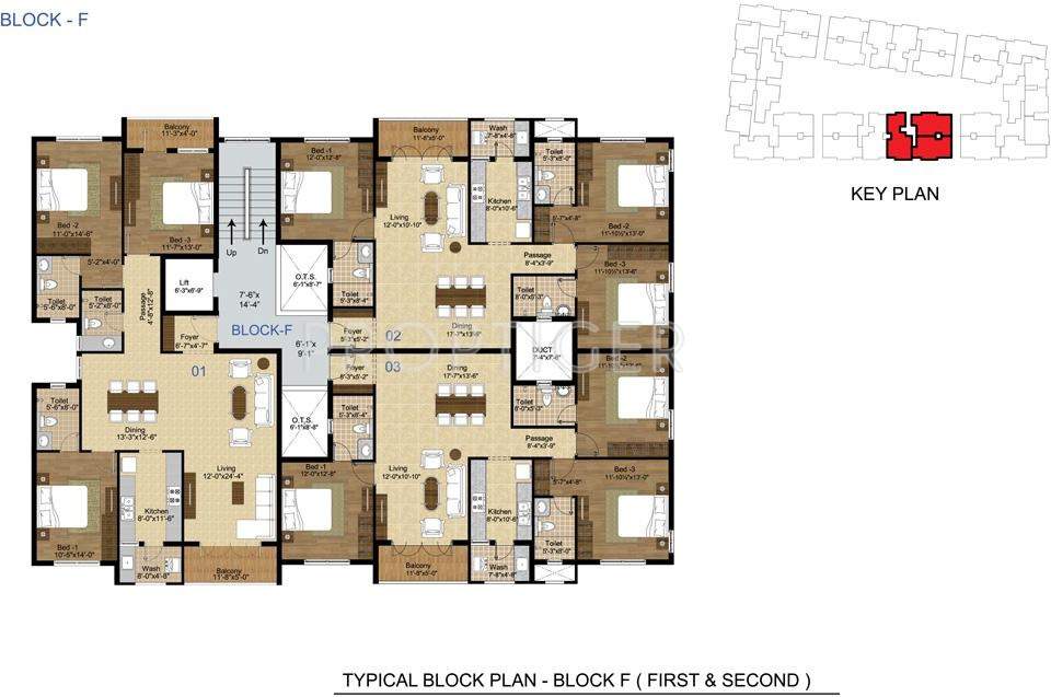 Images for Cluster Plan of Lancor The Central Park Lake Front