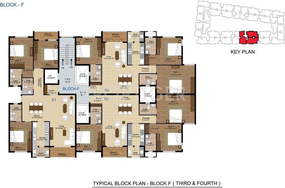 Images for Cluster Plan of Lancor The Central Park Lake Front