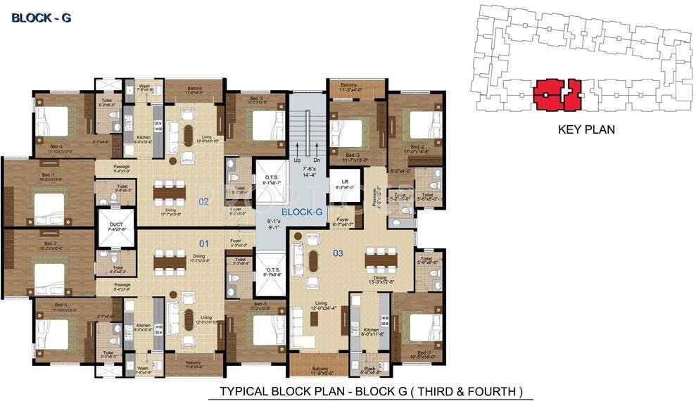 Images for Cluster Plan of Lancor The Central Park Lake Front