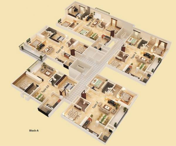 Images for Cluster Plan of Mahendra Elena