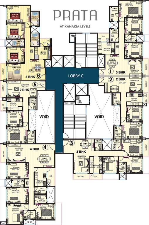 levels Images for Cluster Plan of Kanakia Levels