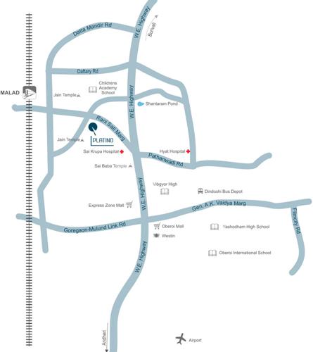 Images for Location Plan of Kanakia Levels levels Images for Location Plan of Kanakia Levels