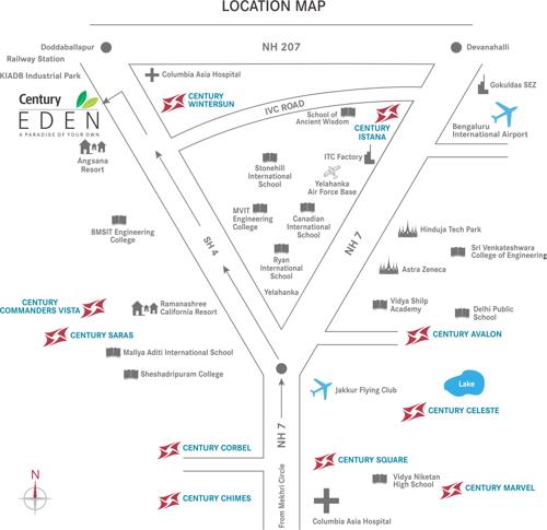  eden Images for Location Plan of Century Eden