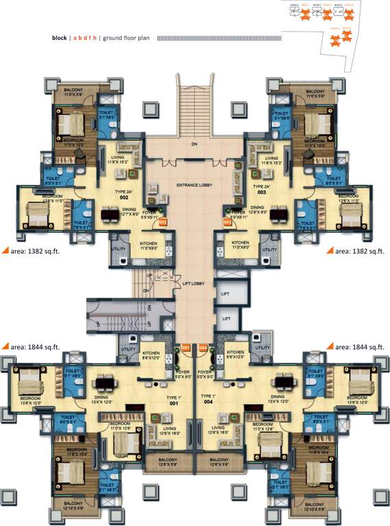  mera homes Images for Cluster Plan of MRKR Mera Homes
