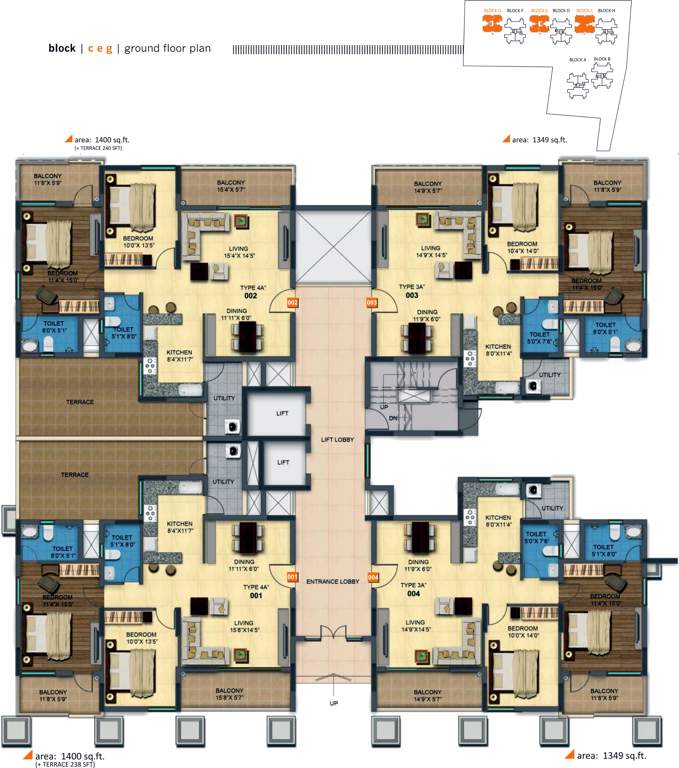  mera homes Images for Cluster Plan of MRKR Mera Homes