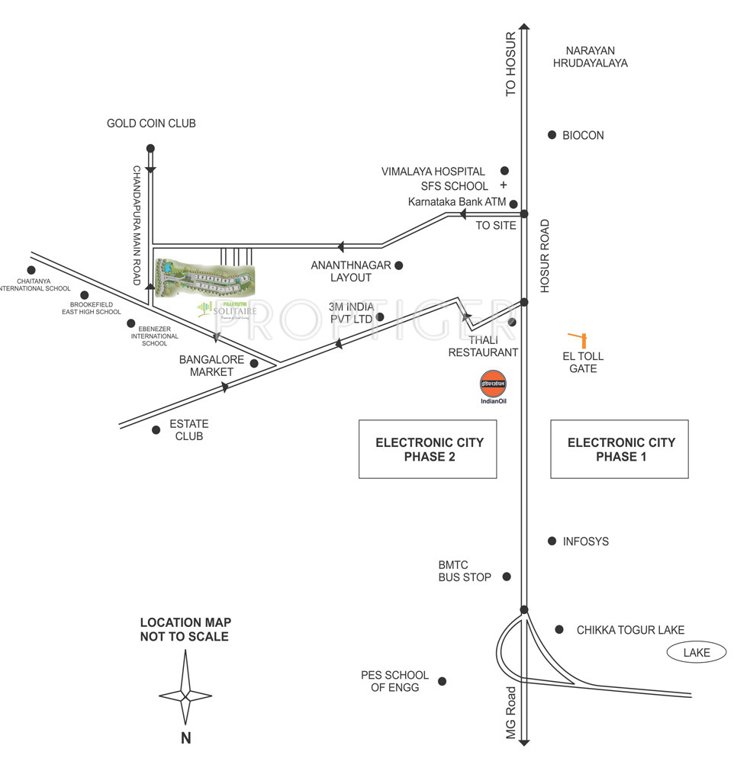 Images for Location Plan of Nandhini Prakruthi Solitaire