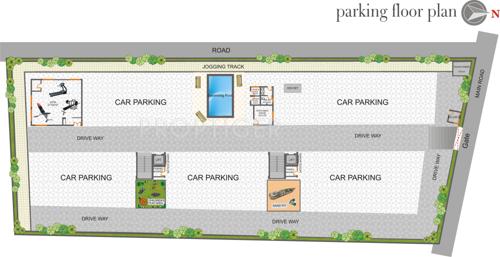  orchid Images for Cluster Plan of Saroj Orchid