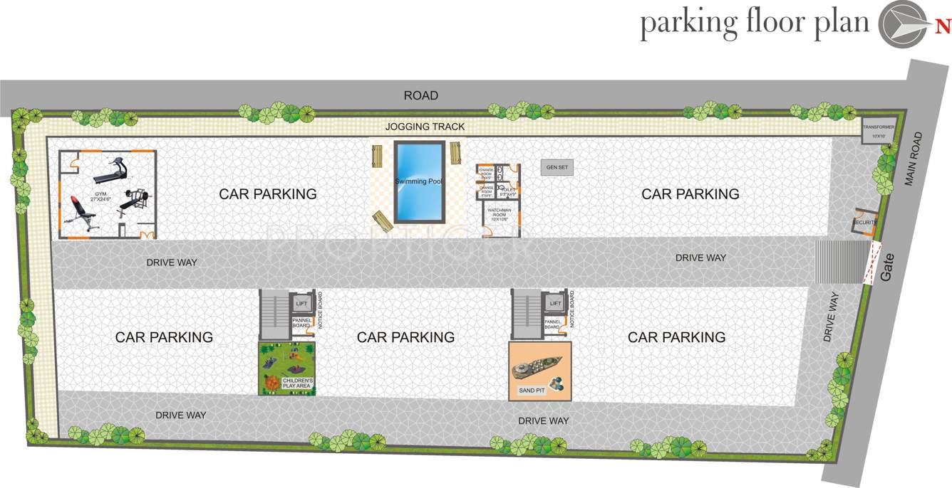 orchid Images for Cluster Plan of Saroj Orchid