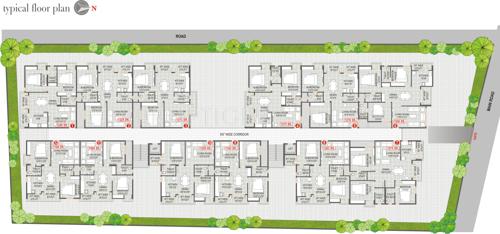  orchid Images for Cluster Plan of Saroj Orchid