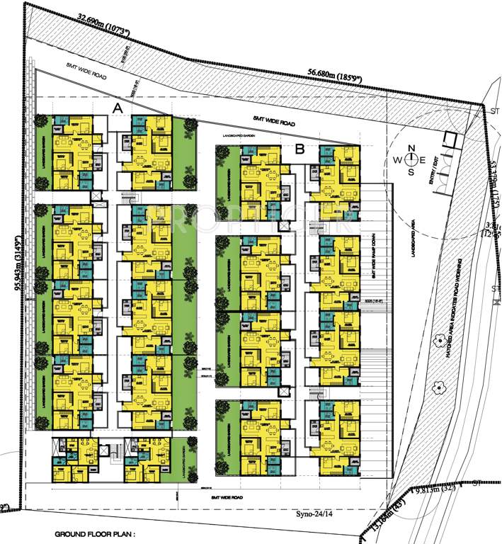  thirumala green fields Images for Cluster Plan of Prithvi Thirumala Green Fields