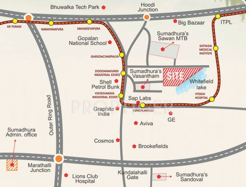  srinivasam Images for Location Plan of Sumadhura Srinivasam