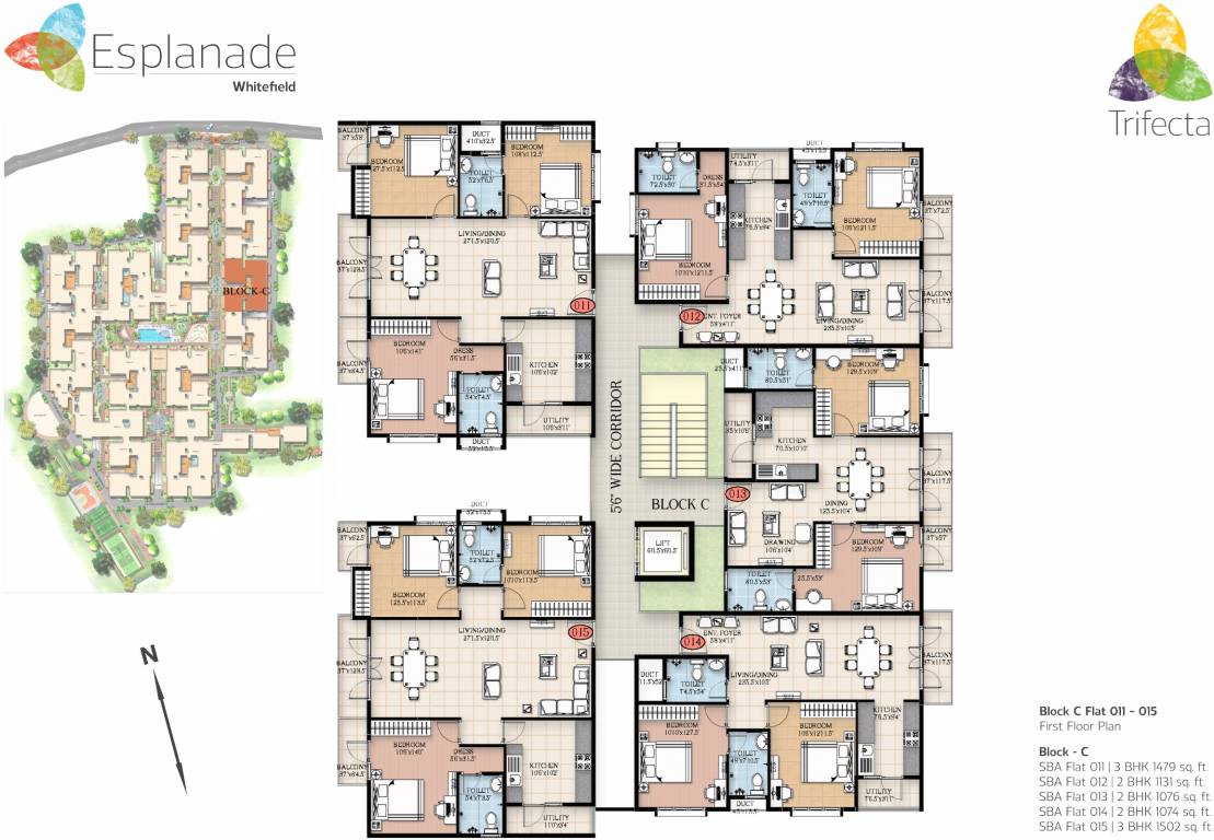 Images for Cluster Plan of Trifecta Esplanade