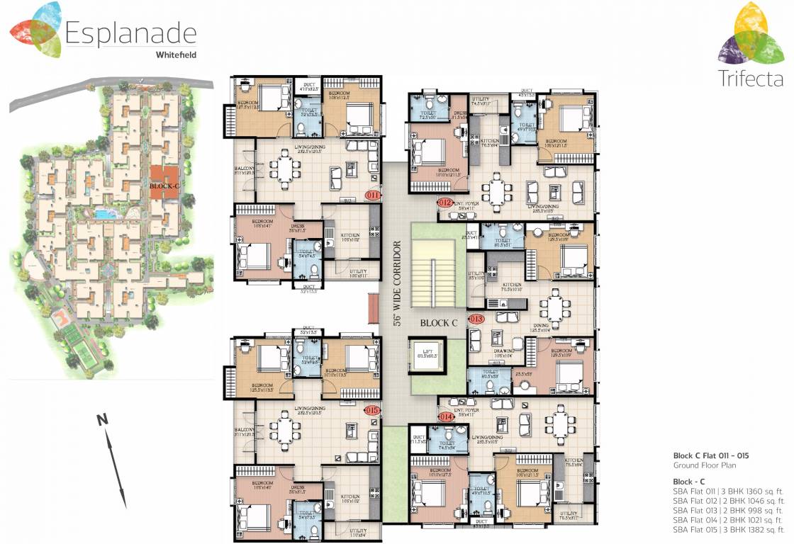 Images for Cluster Plan of Trifecta Esplanade