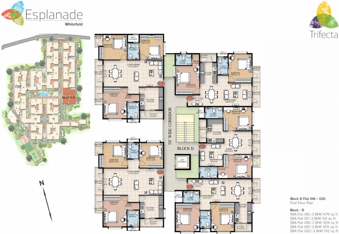 Images for Cluster Plan of Trifecta Esplanade