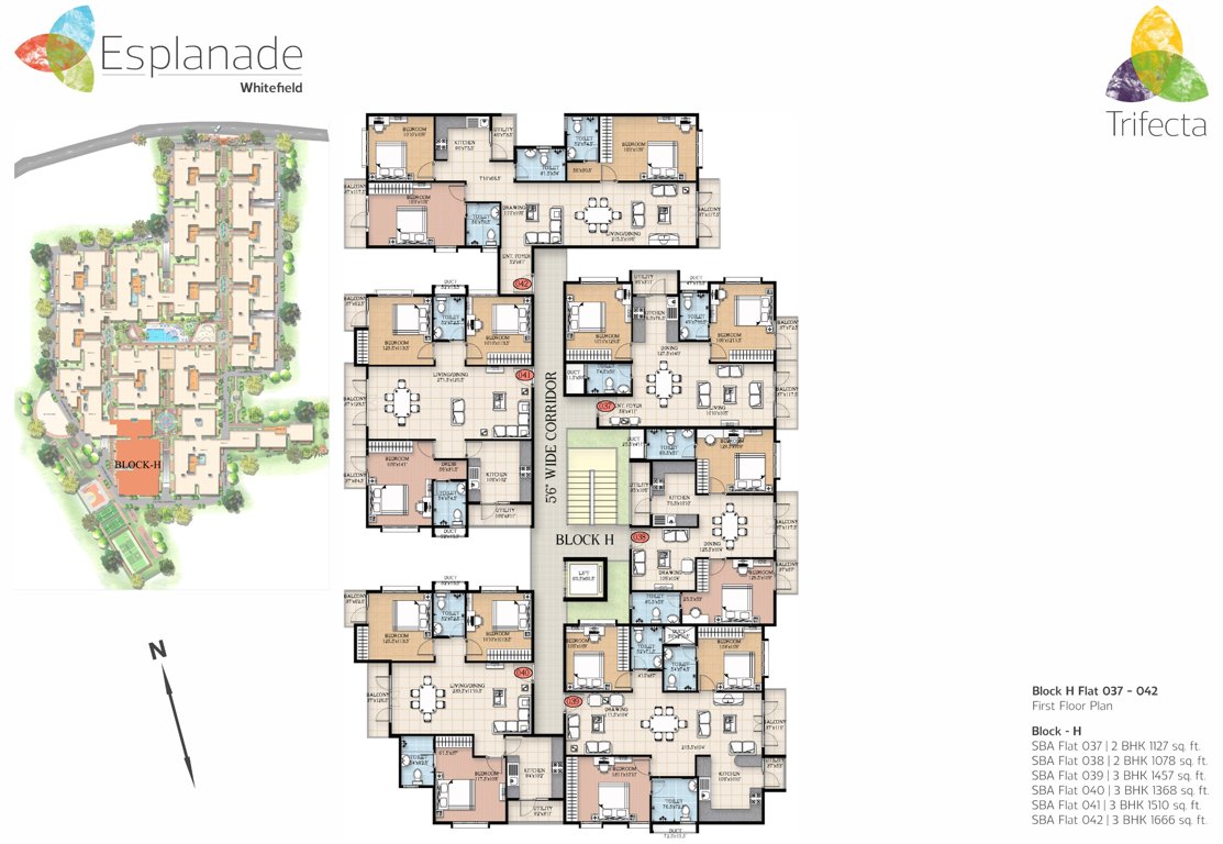 Images for Cluster Plan of Trifecta Esplanade