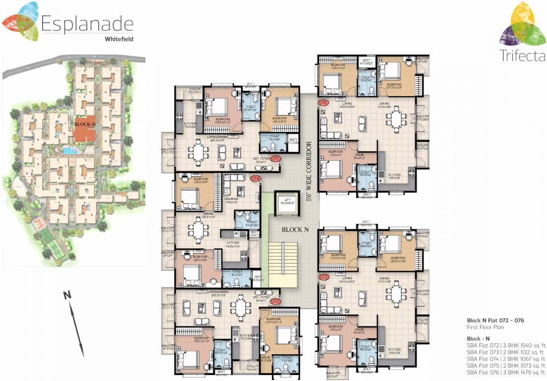 Images for Cluster Plan of Trifecta Esplanade