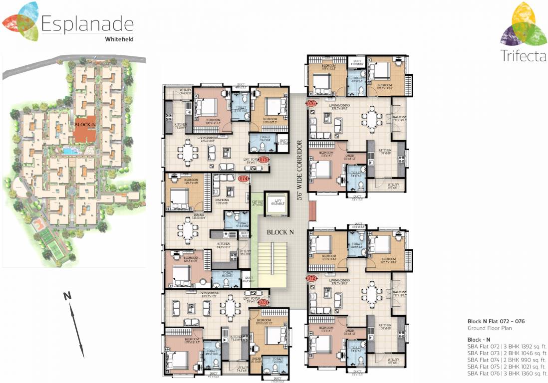 Images for Cluster Plan of Trifecta Esplanade