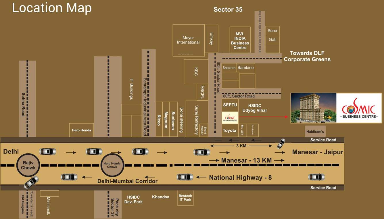 Images for Location Plan of Cosmic Cosmic Business Center