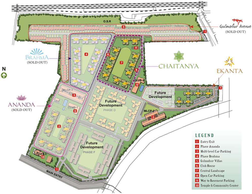 Images for Master Plan of Unitech Gulmohur Avenue