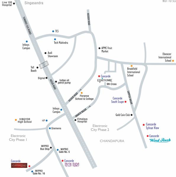  tech-turf Images for Location Plan of Concorde Tech Turf