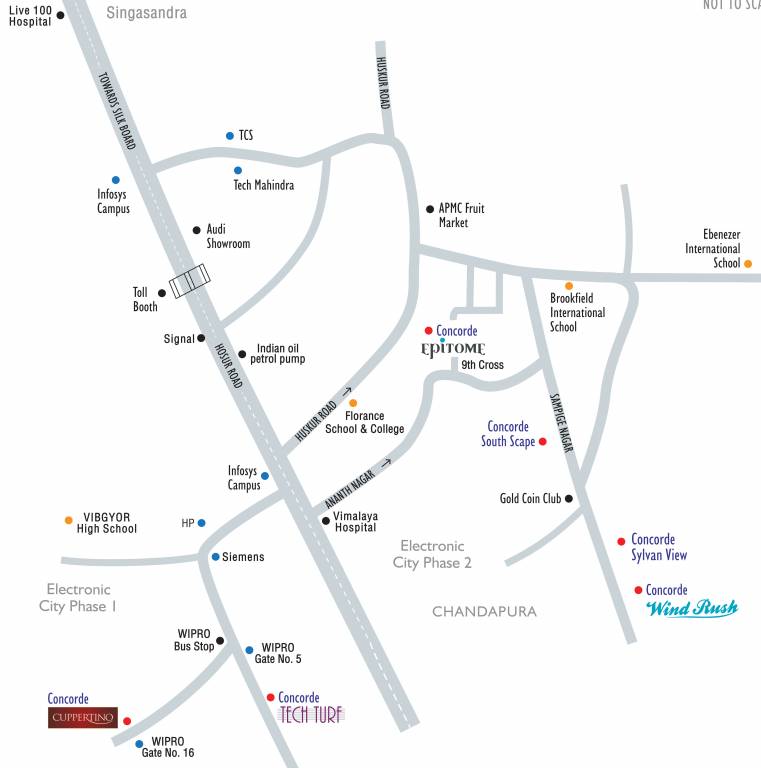  tech turf Images for Location Plan of Concorde Tech Turf
