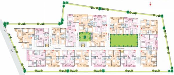  elite-homes Elite Homes Cluster Plan from 1st to 4th Floor