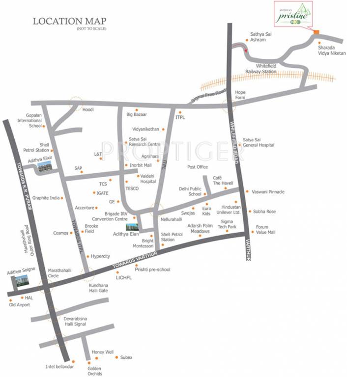 Images for Location Plan of Adithya Constructions Pristine