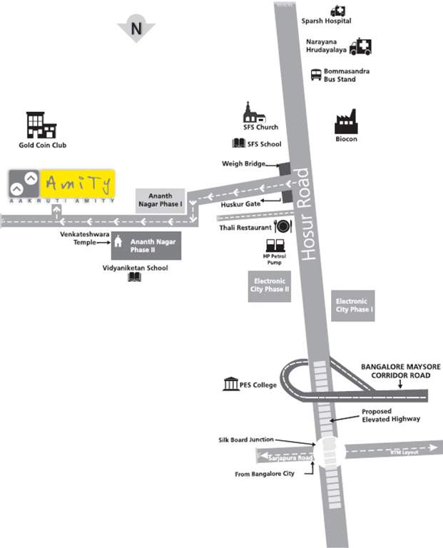  amity Images for Location Plan of Aakruti Amity