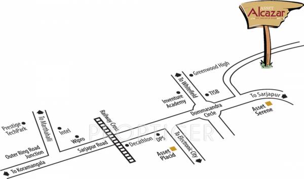 Images for Location Plan of CoEvolve Estates Alcazar Images for Location Plan of CoEvolve Estates Alcazar