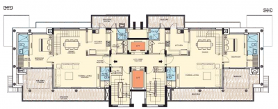  the-leaf Tower B1&B2,B7,B8,B9&B10-15 Level Cluster Plan