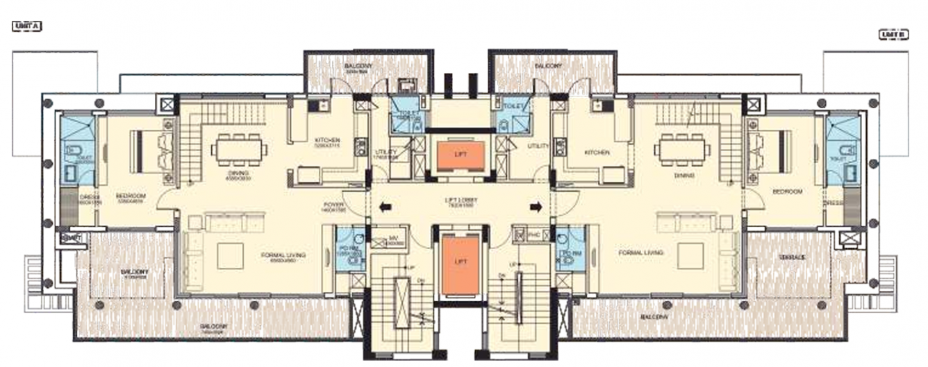  the leaf Tower B1&B2,B7,B8,B9&B10 15 Level Cluster Plan