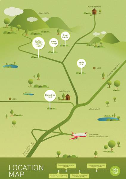 Images for Location Plan of DivyaSree Valley Of The Wind