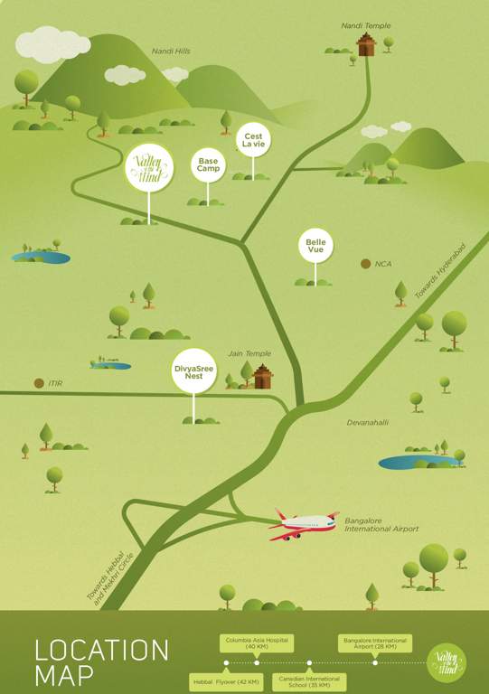 Images for Location Plan of DivyaSree Valley Of The Wind