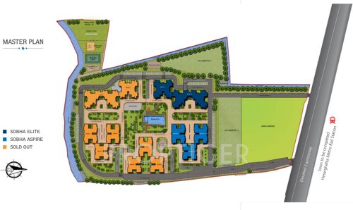  elite Images for Master Plan of Sobha Elite