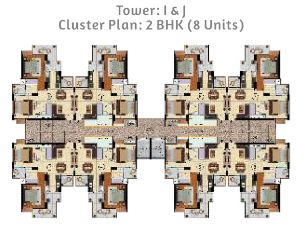  city Tower I And J Cluster Plan