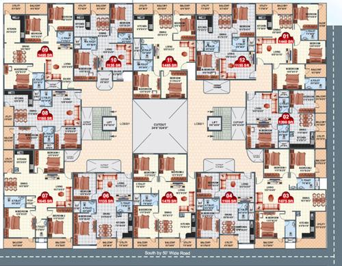  prince Images for Cluster Plan of Neeladri Prince