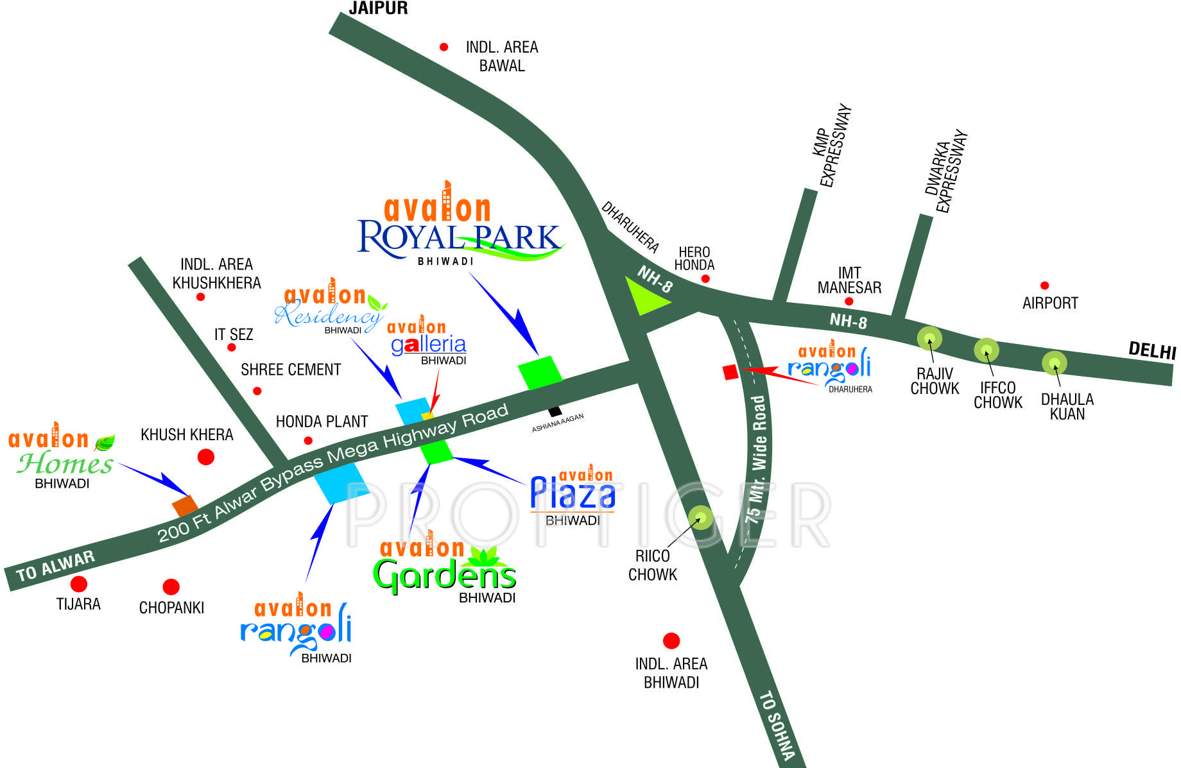 royal park Images for Location Plan of Avalon Royal Park