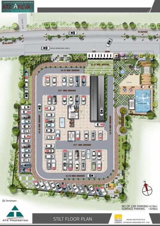 areva West Block Cluster Plan for ground Floor