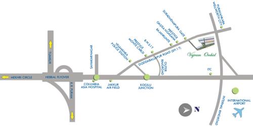 Images for Location Plan of Vajram Orchid orchid Images for Location Plan of Vajram Orchid